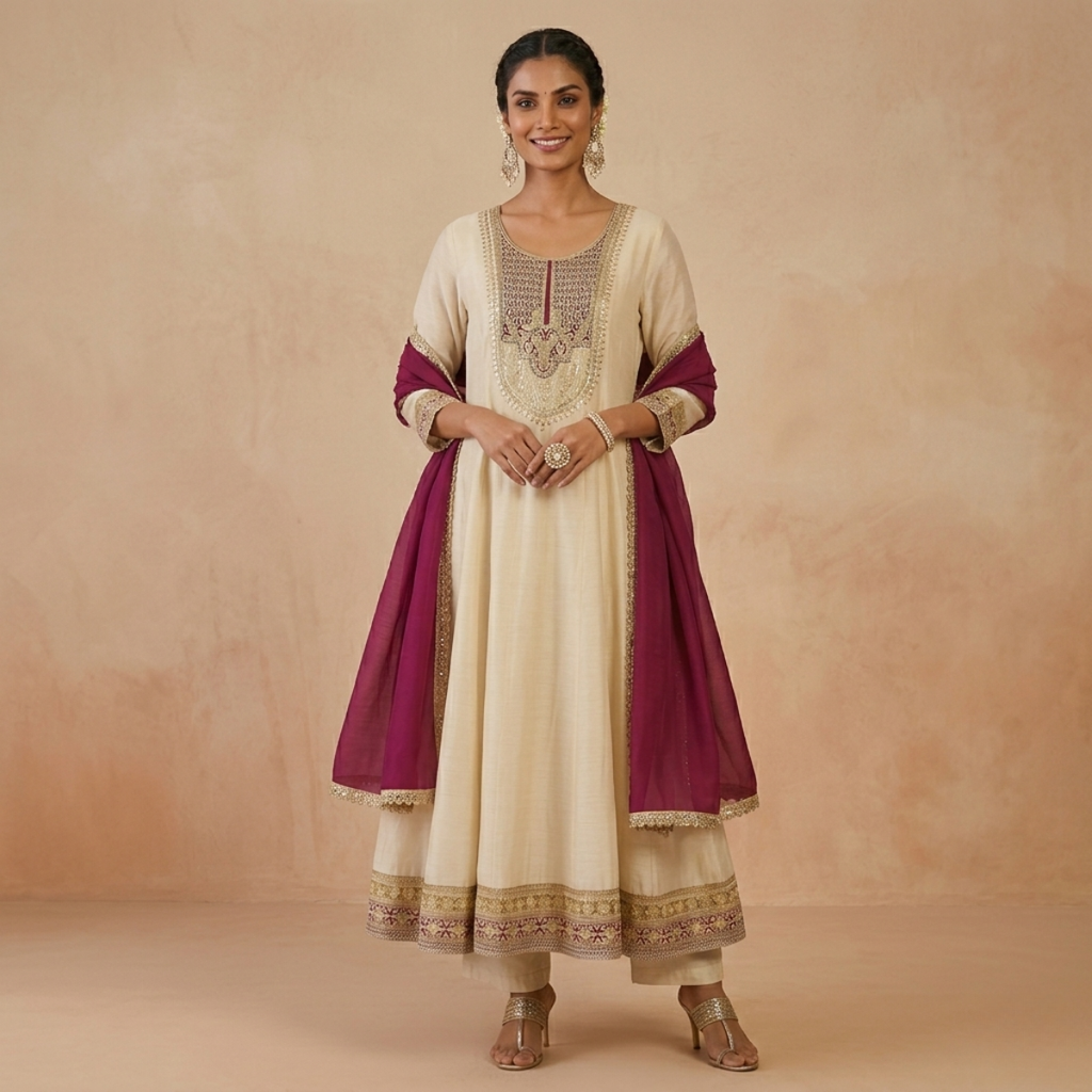 Pack Of 3 Kurta Set with Dupatta (KS-3)