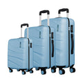 Safari 3Pc Polycarbonate Persia Set of 3 (Cabin + Medium + Large) 8 Wheels Luggage