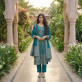 Women's Pack of 3 Pure Cotton Kurtas Pant Set & Dupatta |C-026