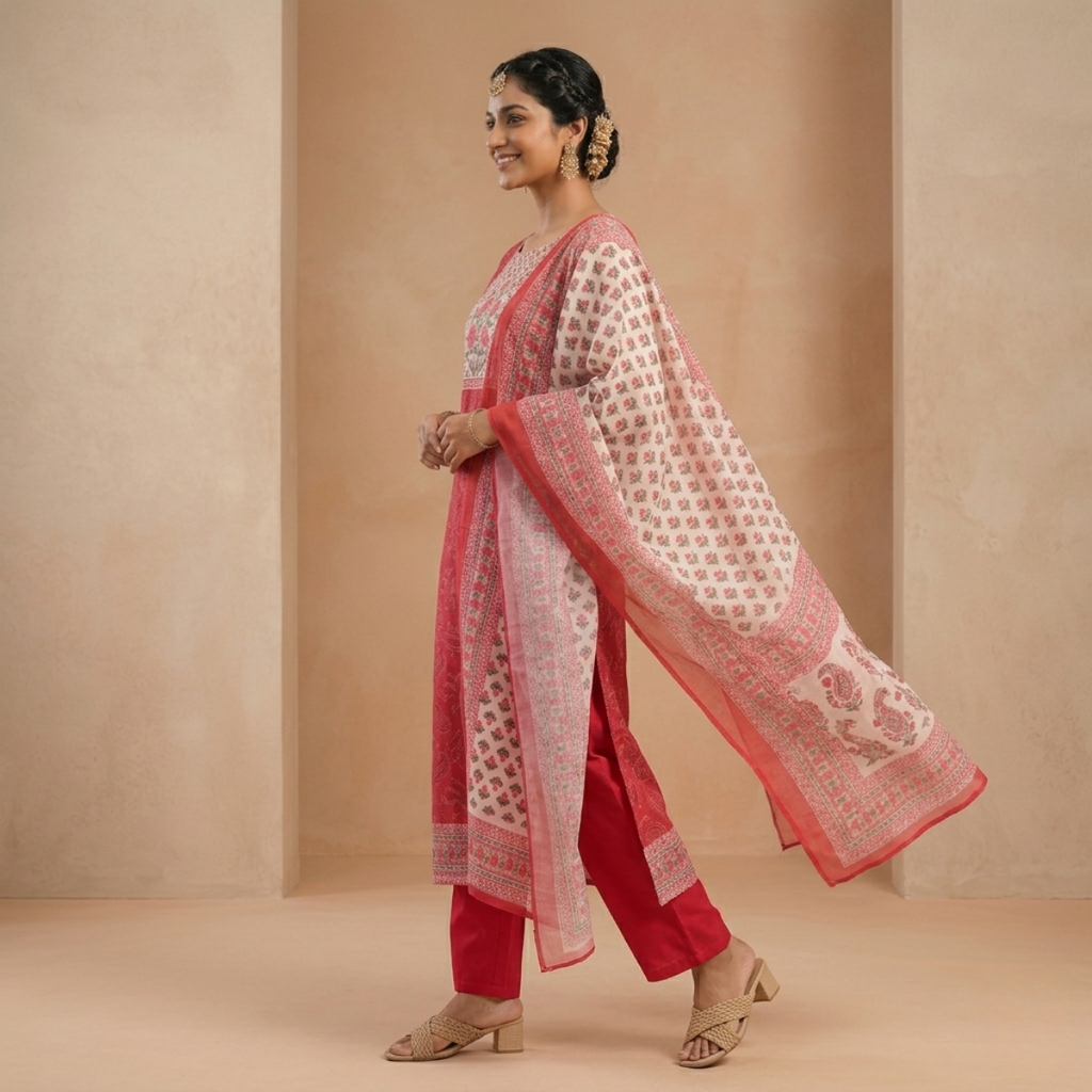 Pack Of 3 Kurta Set with Dupatta (KS-4)