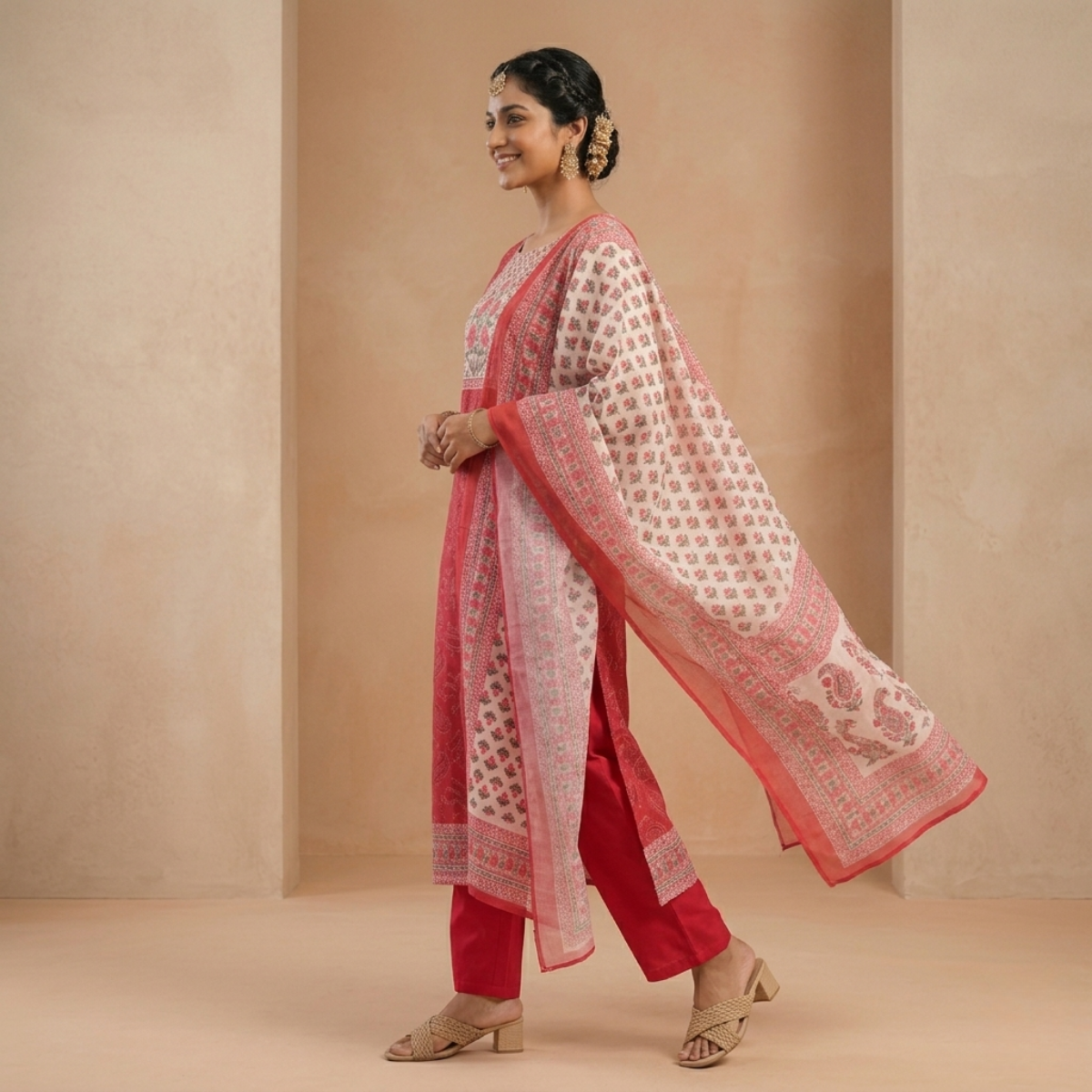 Pack Of 3 Kurta Set with Dupatta (KS-4)