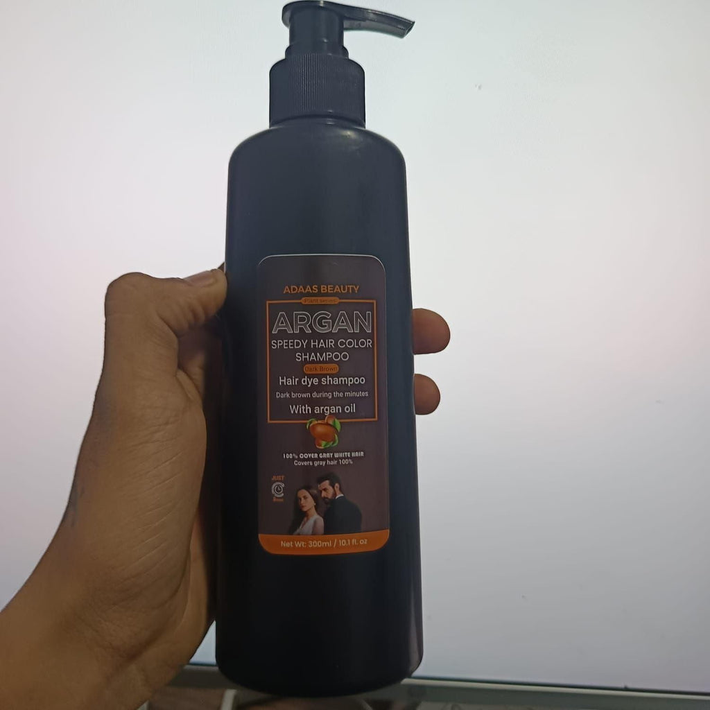 Argan Speedy Hair Color Shampoo 600ml Pack of 2