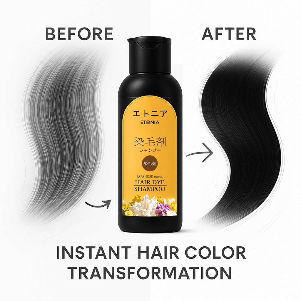 ✨Japanese Long Lasting Natural Hair Dye Shampoo (Buy 1 Get 2 Free)🔥