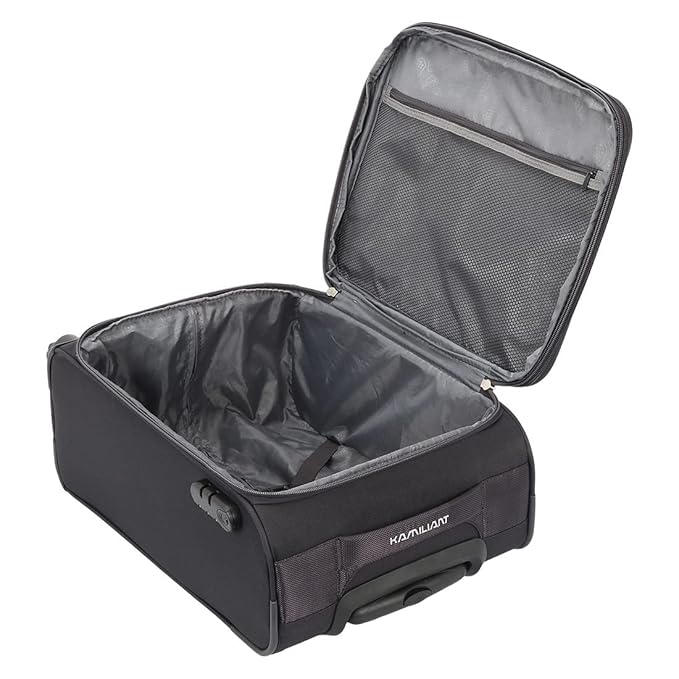 Kamiliant by American Tourister Kojo Polyester Soft Spinner Wheel Trolley Bag