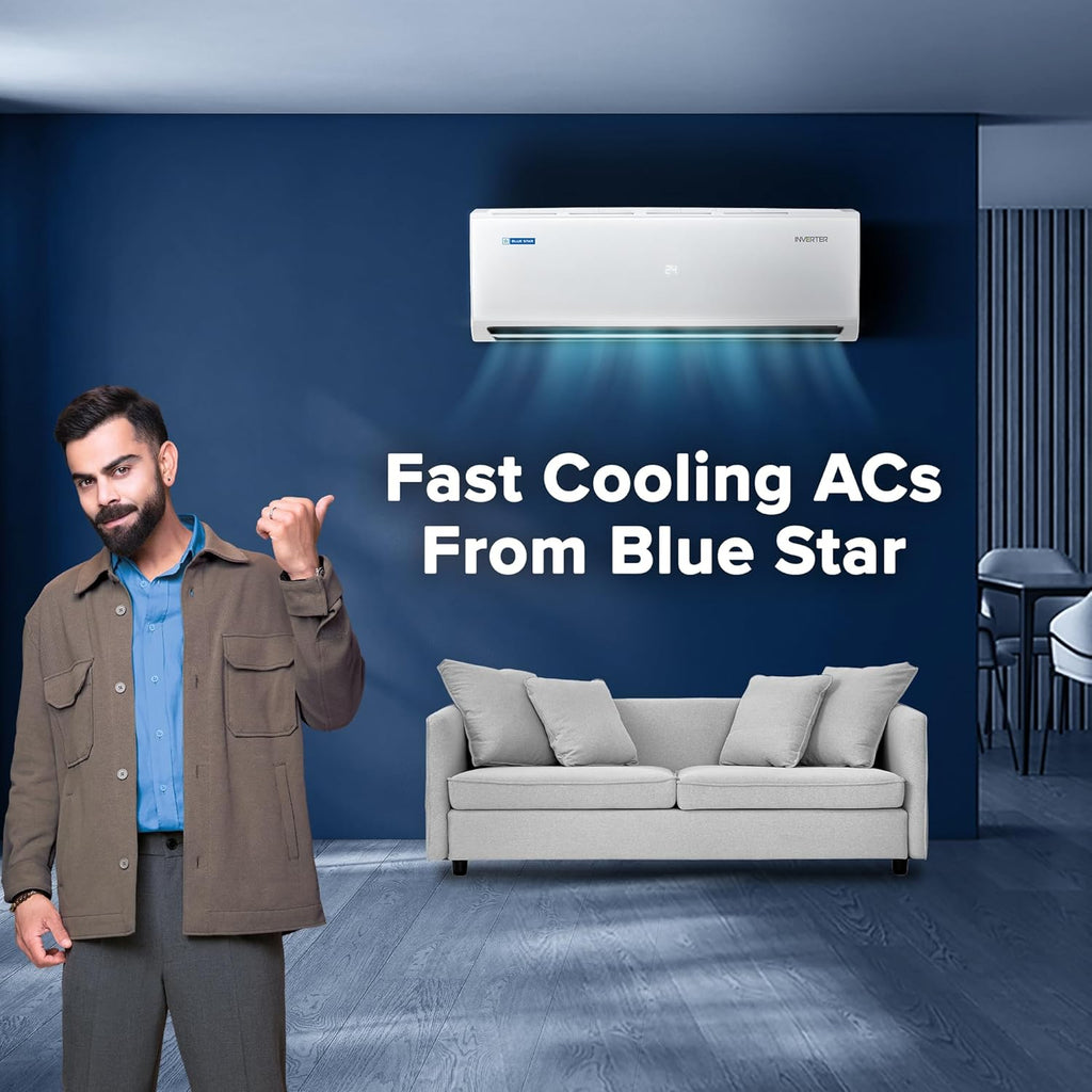 MarQ by Flipkart 2026 Model 1 Ton 3 Star 5-in-1 Convertible Split Inverter AC | Turbo Cool | Auto Clean | Wi-Fi Ready