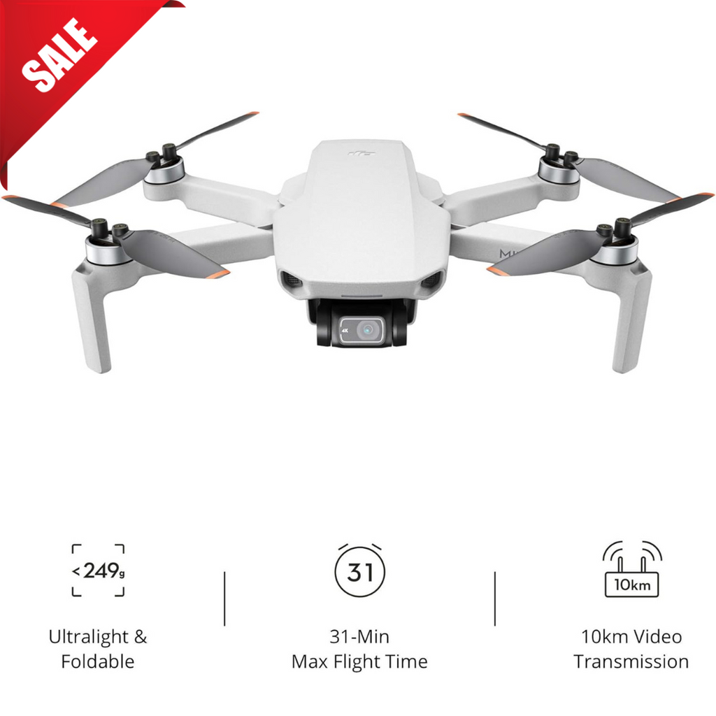 DJI Mini 2 Fly More Combo, 3-Axis Gimbal With 4K Camera