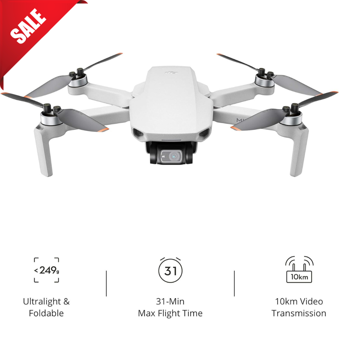 DJI Mini 2 Fly More Combo, 3-Axis Gimbal With 4K Camera