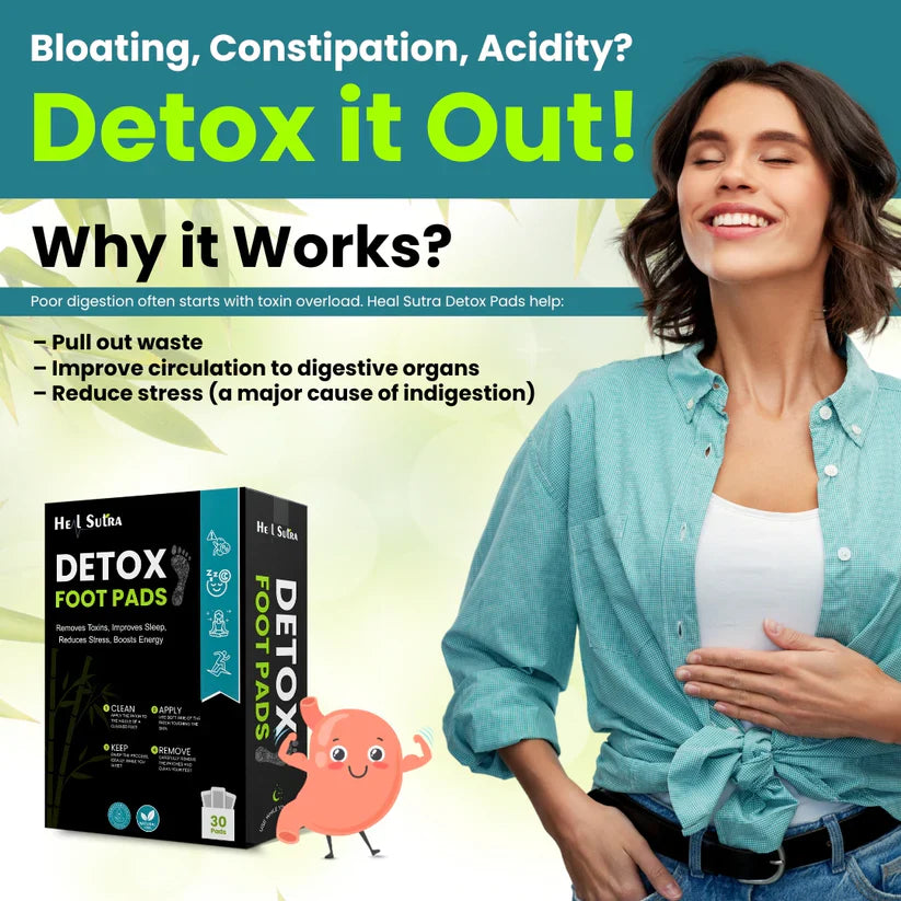 Detox Foot Pads - Best Diabetes & fat Relief Patch For Your Health (1 BOX = 20 PATCHES-BUY 1 GET 3 FREE)